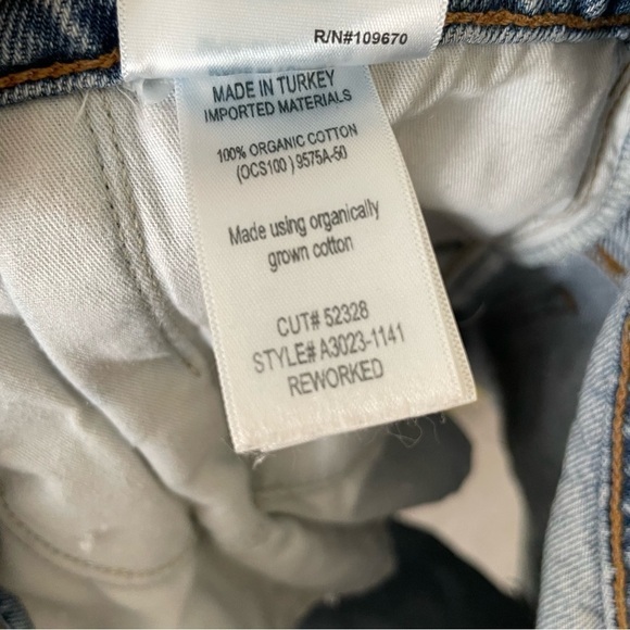 Agolde Reworked Cutoff Skirt - Picture 6 of 8